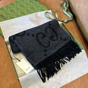 Gucci new style Big G double-sided cashmere scarf